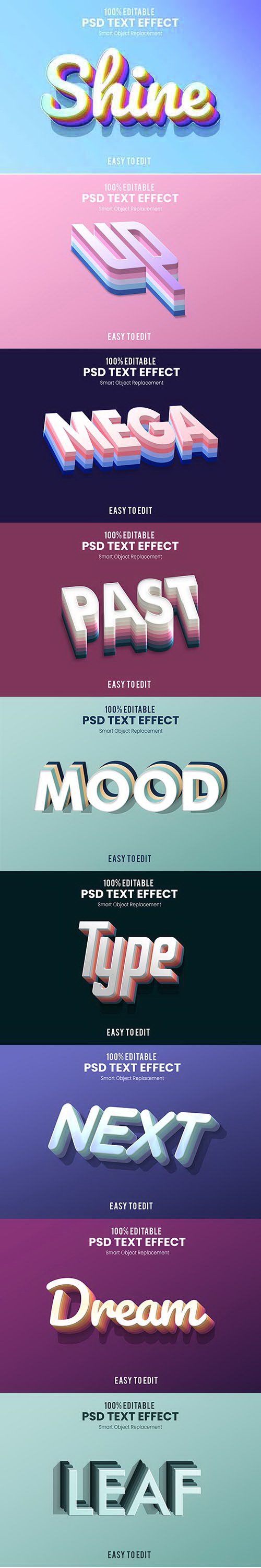 3d text effect