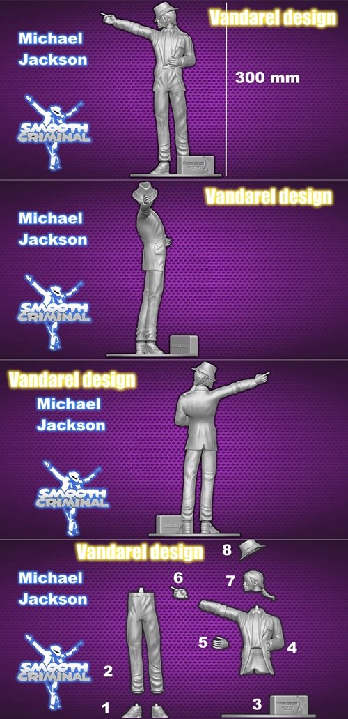 Michael Jackson Smooth Criminal – 3D Printable STL