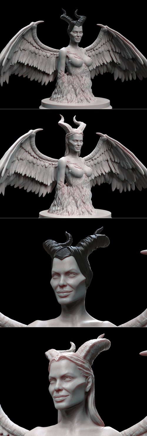 Maleficent – 3D Printable STL