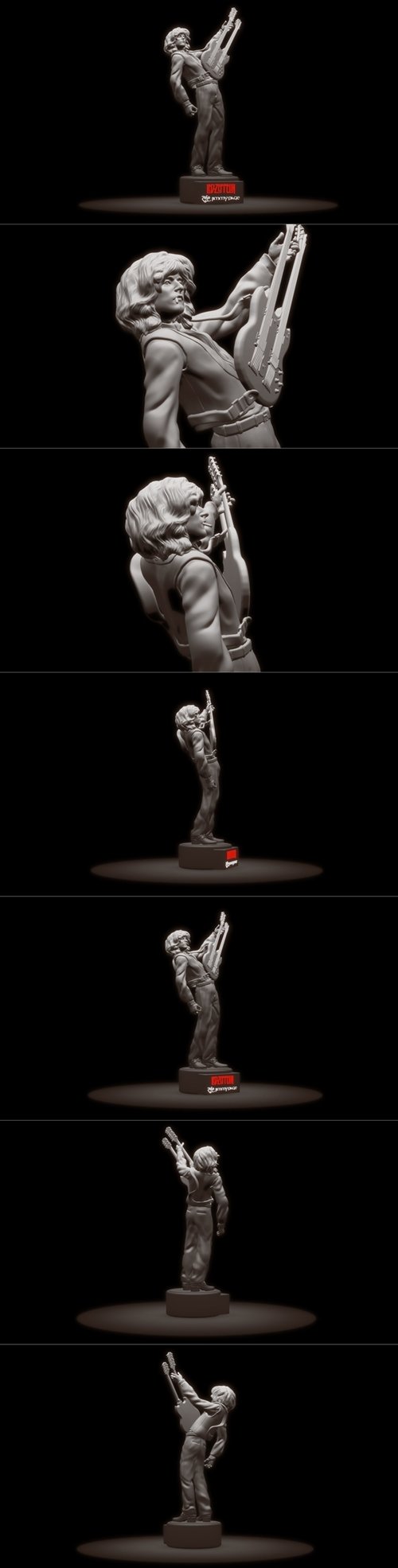 Jimmy Page – 3D Printable STL