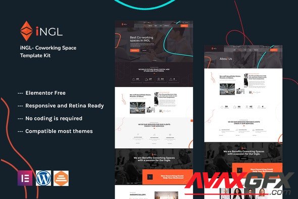 ThemeForest - Ingl v1.0.0 - Coworking Space Elementor Template Kit - 33228065