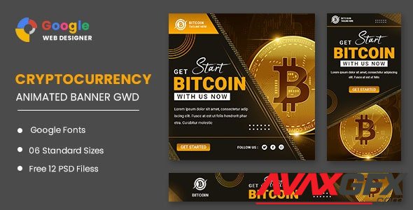 CodeCanyon - Bitcoin Animated Banner Google Web Designer v1.0 - 33287768