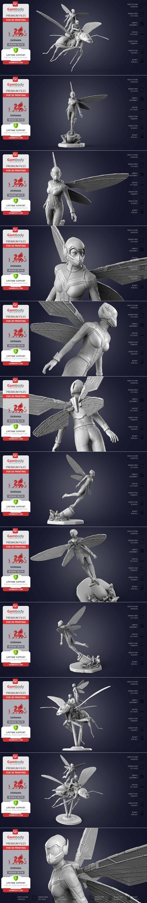 The Wasp – 3D Printable STL