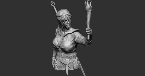 Ciri – 3D Printable STL