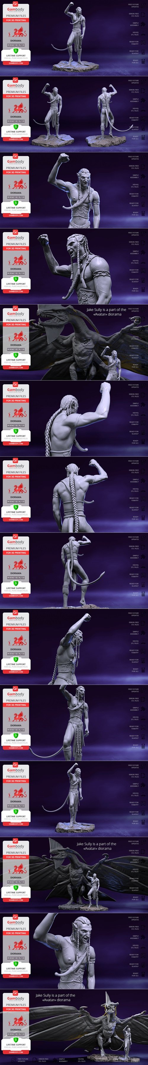 Jake Sully – 3D Printable STL