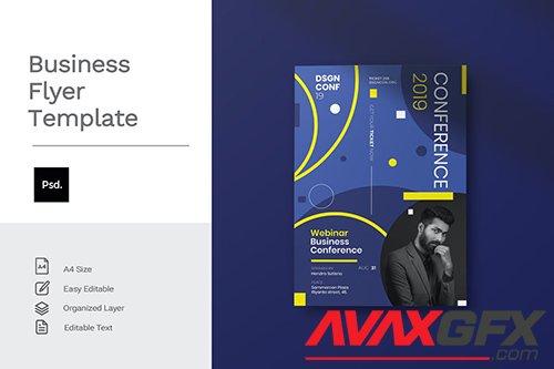 Business - Flyer Template Vol.55 4F7P6WN