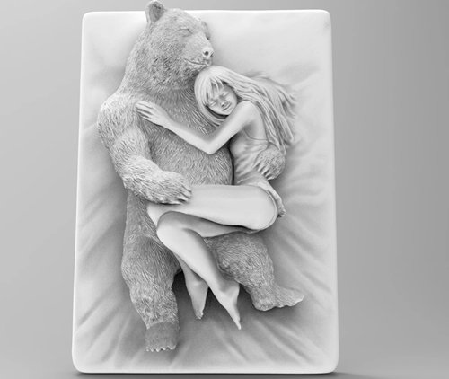 Masha & Bear – 3D Printable STL
