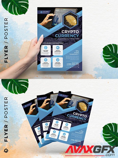 Crypto Currency Template Flyer - Event Poster