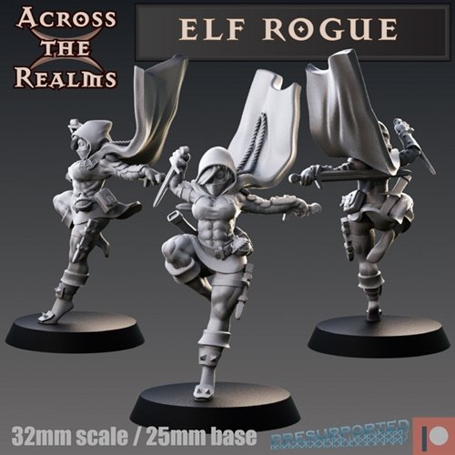 Elf Rogue – 3D Printable STL