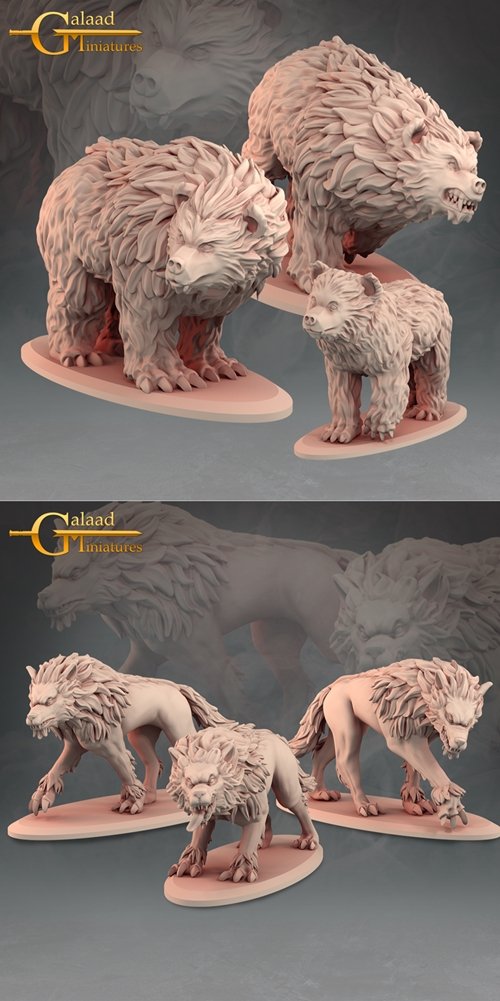 Into The Woods - Beasts – 3D Printable STL