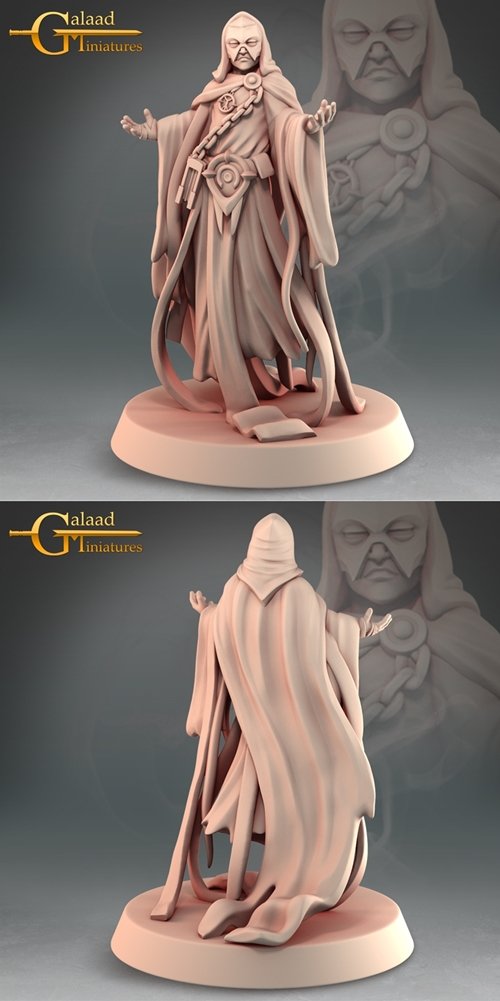 Into The Woods – Necromancer – 3D Printable STL