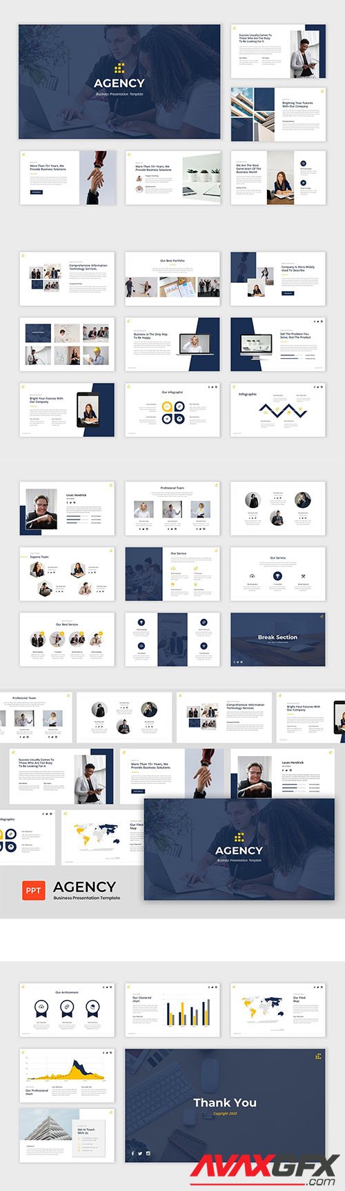 Agency - Business Multipurpose - Powerpoint, Keynote and Google Slides Template