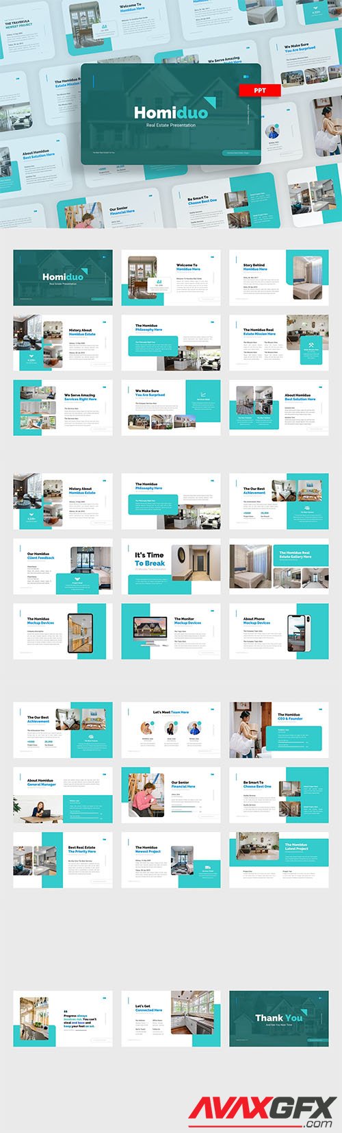 Homiduo Real Estate PowerPoint Template CKYEY6P