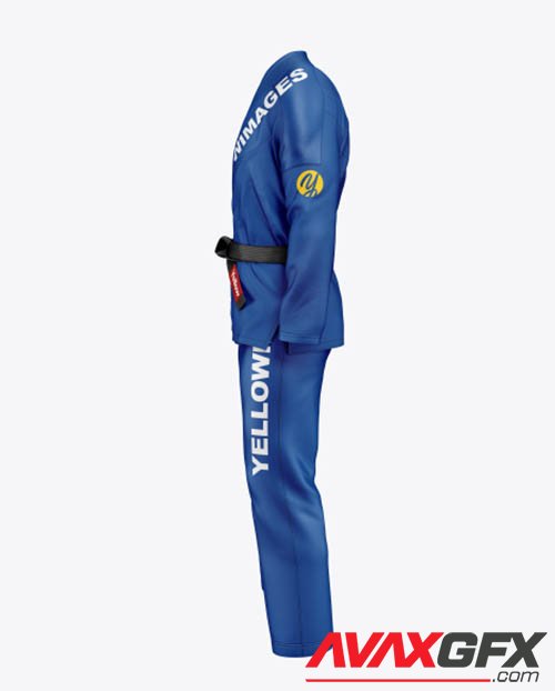 Jiu Jitsu Kimono Mockup (Side View) 40999