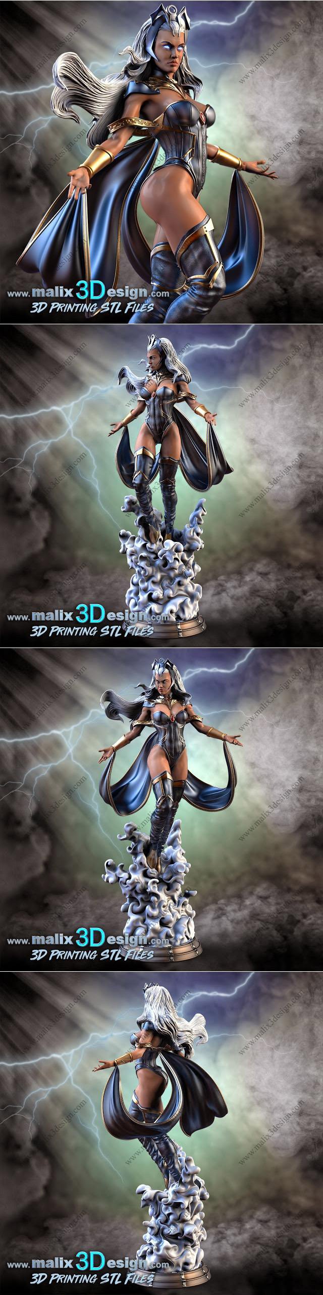 Storm X-Men 3D Printable STL