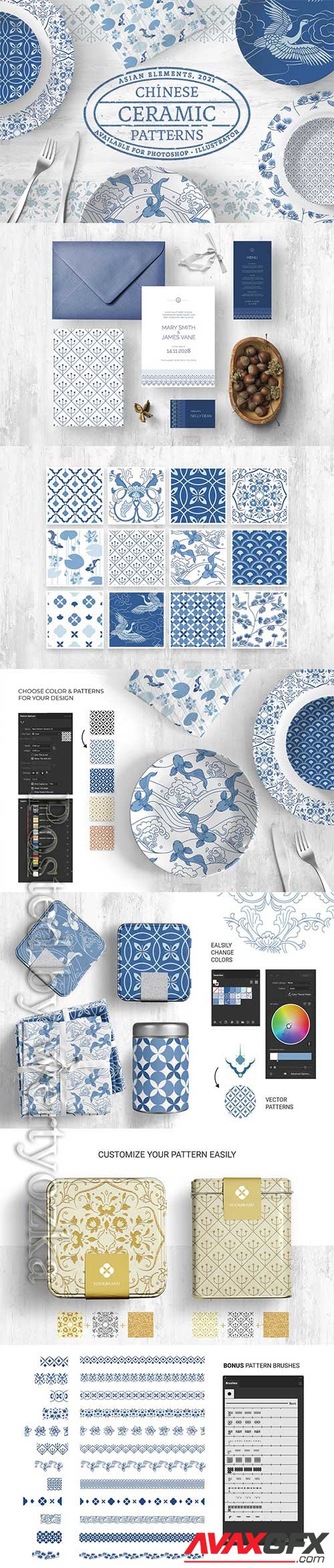 CM - Chinese Ceramic Patterns 6084539