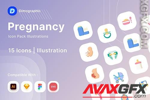 Pregnancy Icon Pack 99PUL89