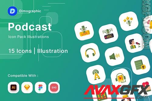 Podcast Icon Pack UBGS2QN
