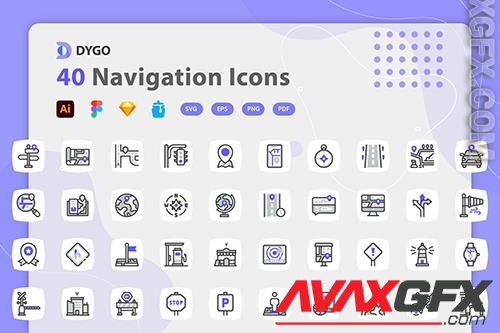 Dygo - Navigation Icons 3V7GEFB