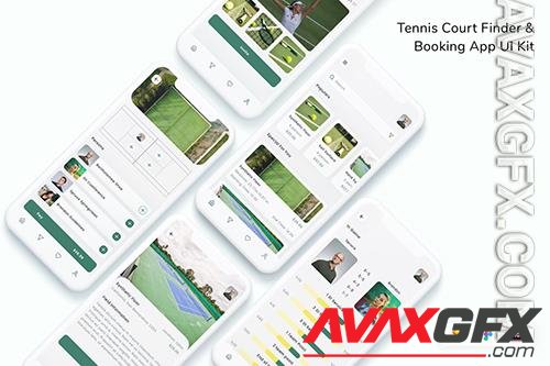 Tennis Court Finder & Booking App UI Kit RZPVKTA