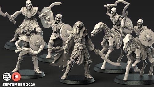 One Page Rules September 2020 – 3D Printable STL