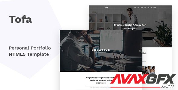 ThemeForest - Tofa v1.0 - Personal Portfolio Template - 22321928