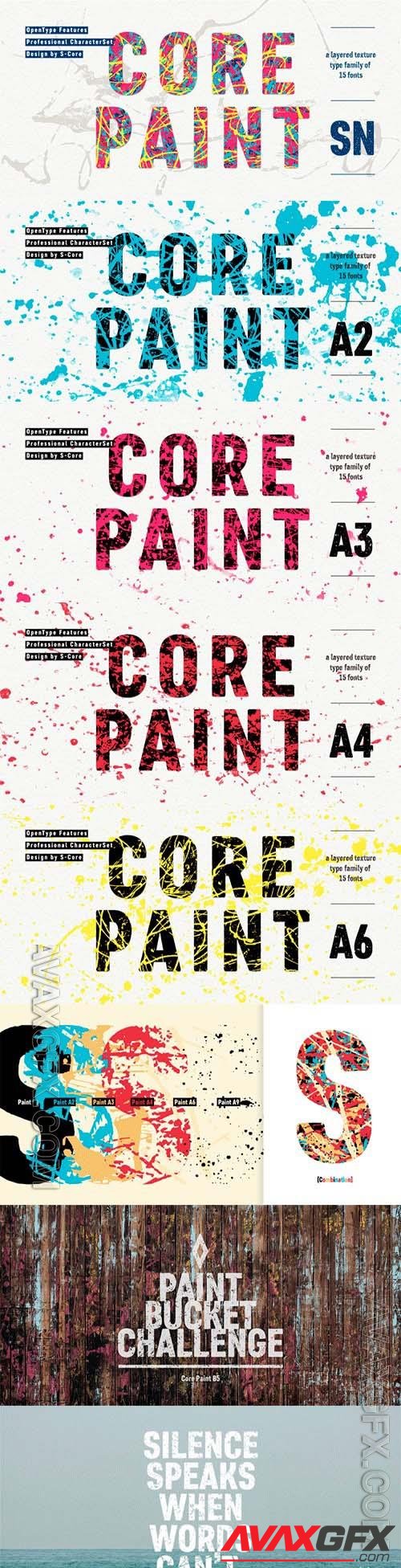 Core Paint font family