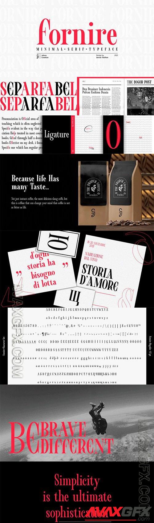 Fornire font family