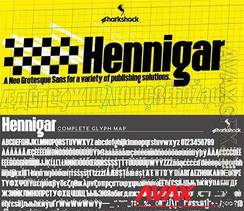 Hennigar font family