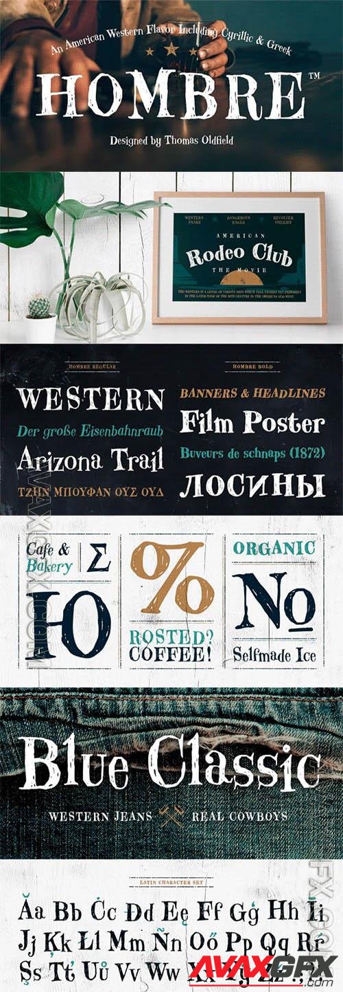 Hombre font family