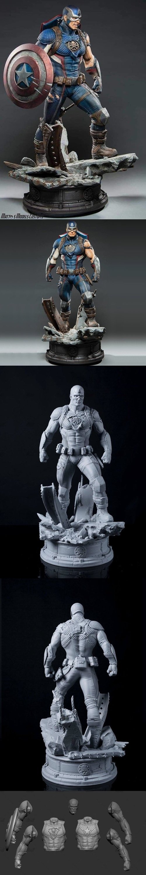 Captain Hydra – 3D Printable STL