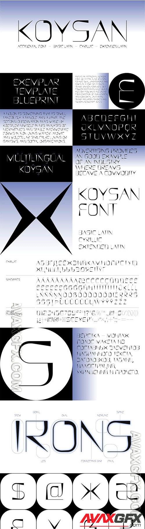 Koysan font