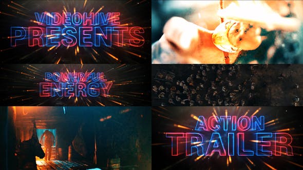 VideoHive - Cinematic Neon Trailer Teaser - 28756881