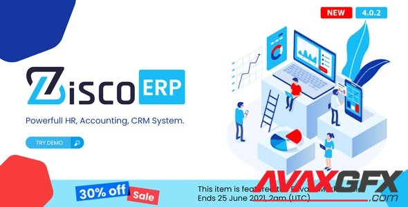 CodeCanyon - ZiscoERP v4.0.2 - Powerful HR, Accounting, CRM System - 16292398 - NULLED