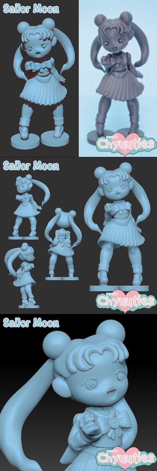 Sailor Moon – 3D Printable STL
