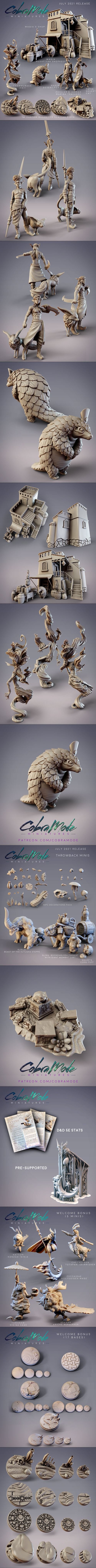 Cobra Mode 17 July Patreon Collection – 3D Printable STL