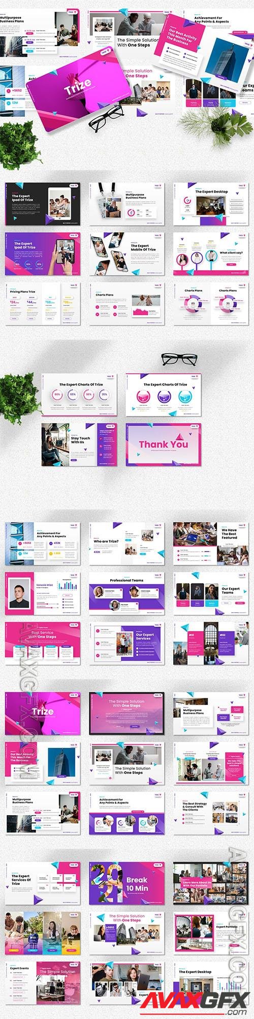 Trize - Multipurpose Creative Powerpoint, Keynote and Google Slides Template