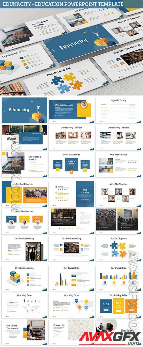 Edunacity - Education Powerpoint Template