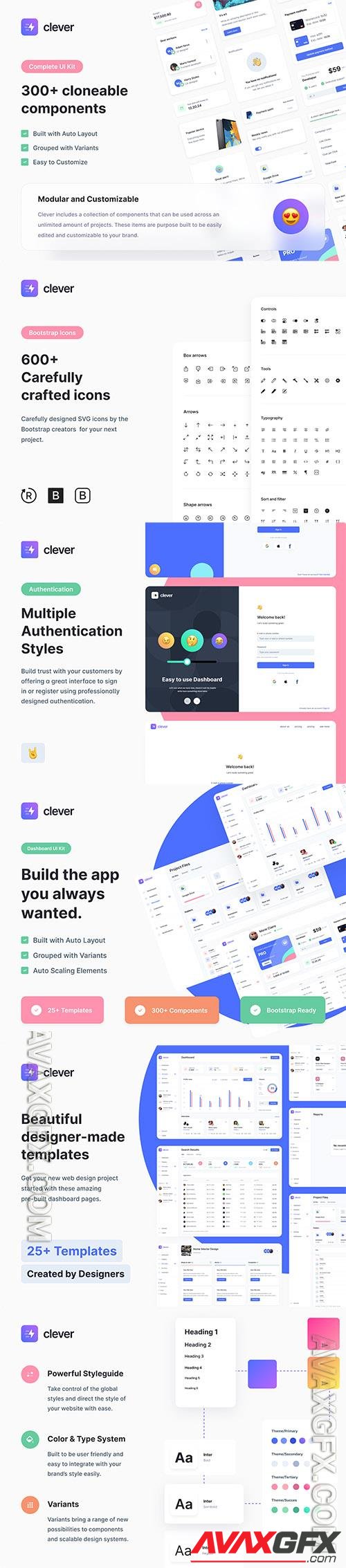 Clever – Dashboard UI Kit