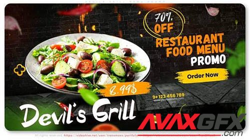 Devils Grill Menu Promo 33306024 (VideoHive)