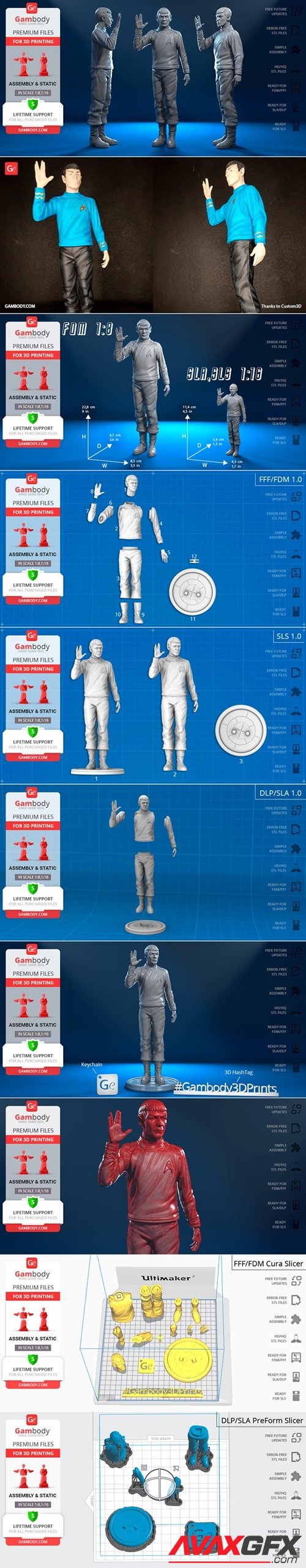 Spock – 3D Printable STL