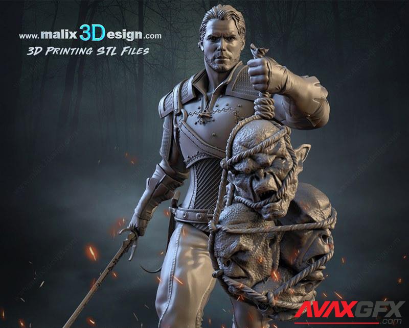 The Witcher 3D Printable STL