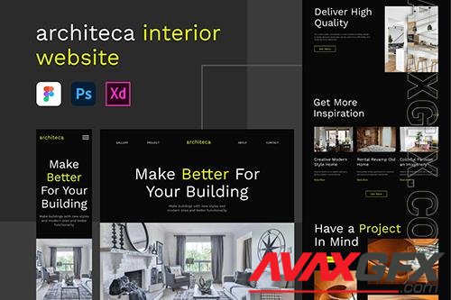 Architeca - Homepage for Interior Website 86GAYSU