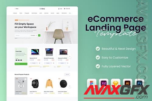E-Commerce Landing Page Template PDYP6H5