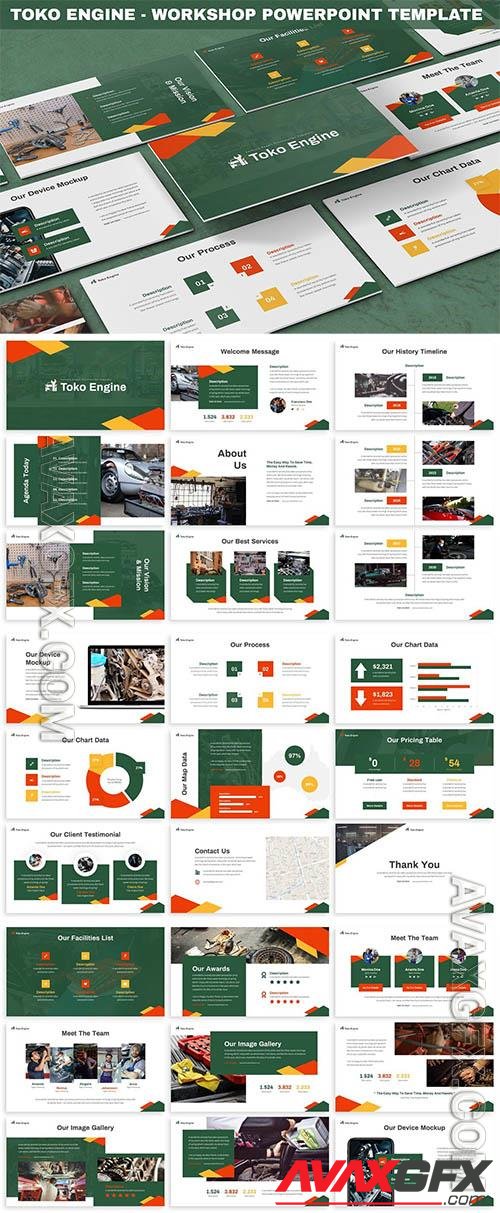 Toko Engine - Workshop Powerpoint Template