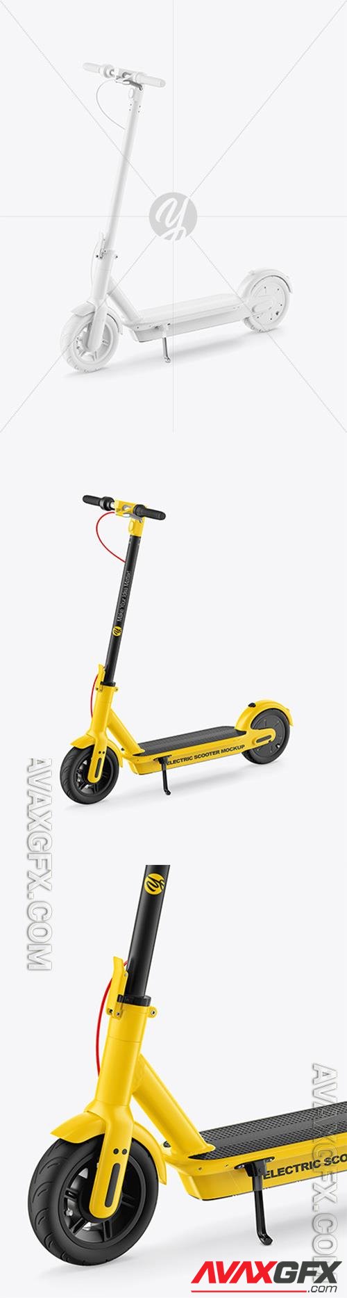 Electric Scooter Mockup - Half Side View 86210 TIF
