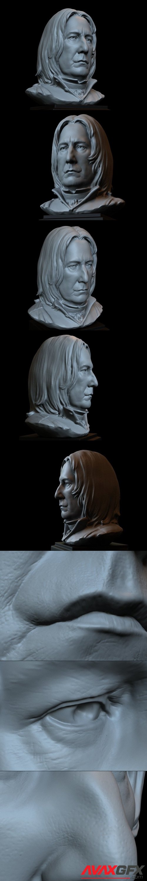 Severus Snape – 3D Printable STL