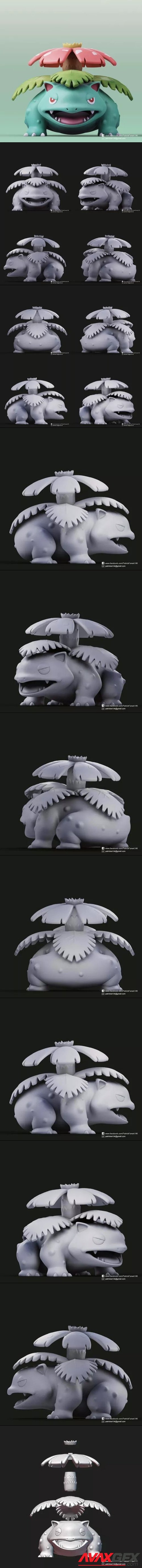 Venusaur (Pokemon) – 3D Printable STL