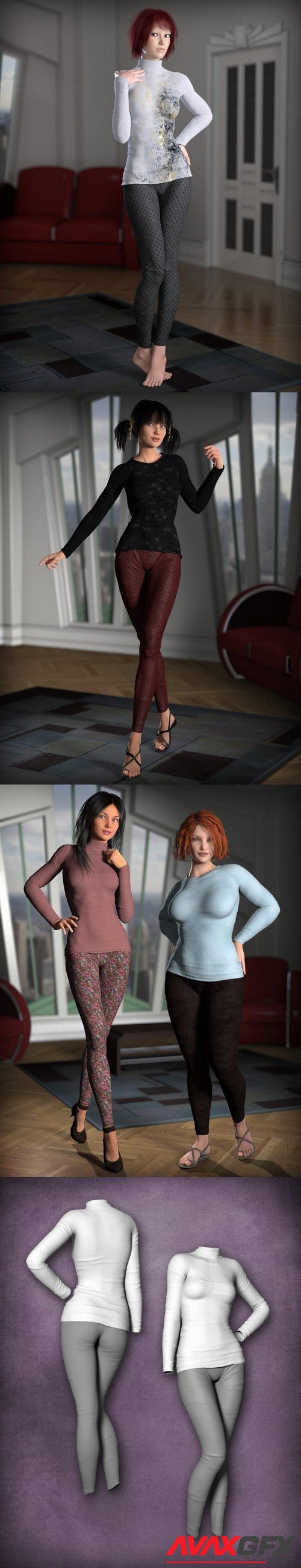 Sunday Casuals: Basics for Genesis 3 Female(s)