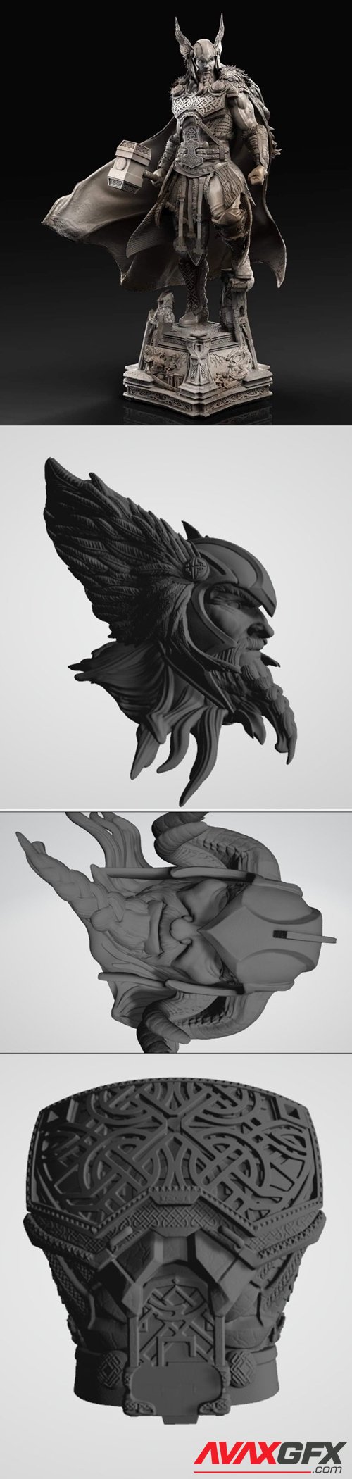 Viking Thor – 3D Printable STL